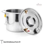 Équipement de distillation, chaudière inoxydable efficace