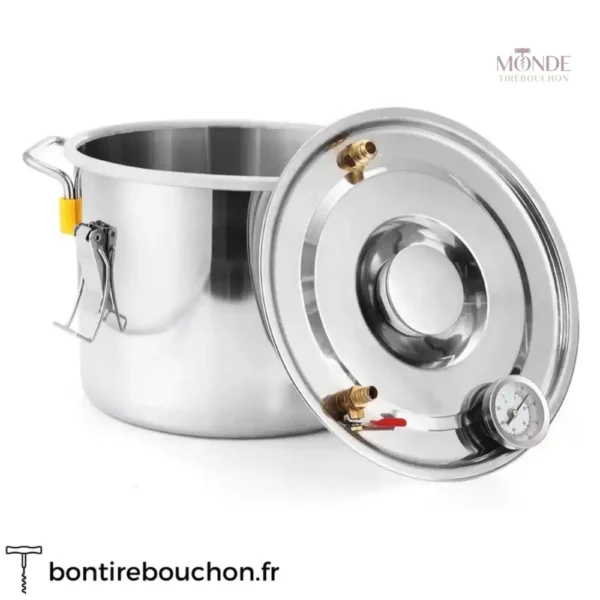 Équipement de distillation, chaudière inoxydable efficace