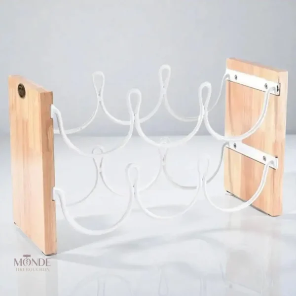 Casier élégant pour bouteilles de vin, design moderne et fonctionnel