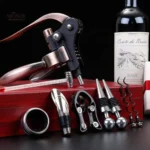 Outil de vin en Bois avec finition Bronze chic