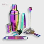 Coffret Cocktail Coloré avec accessoires pour préparer des boissons
