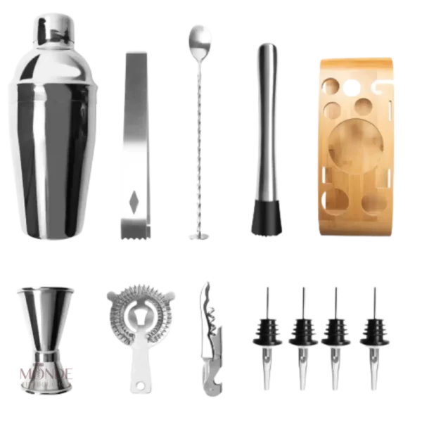 Outils et ingrédients pour mixologie à domicile avec Coffret Cocktail