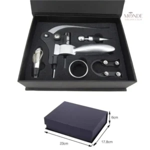 Tire-bouchon professionnel élégant en coffret noir