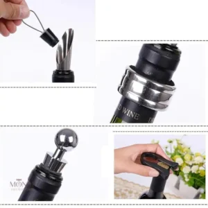 Coffret de tire-bouchon : design moderne en noir