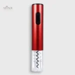Coffret tire-bouchon électrique rouge pour ouvrir facilement les bouteilles