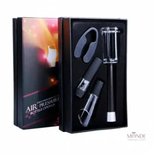 Accessoire de vin pratique avec tire-bouchon à air