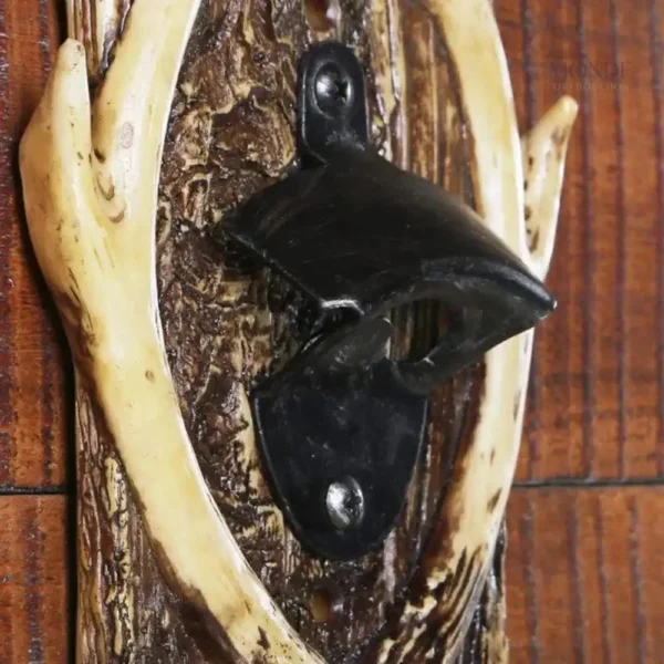Décapsuleur décoratif en bois, thème chasse, pratique