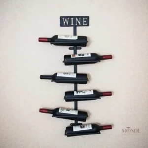 Étagère pour bouteilles de vin élégante et fonctionnelle