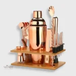 Kit Cocktail Cuivre élégant avec finition cuivrée