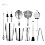 Accessoires de mixologie inclus dans le kit nomade