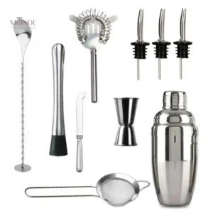 Accessoires pour préparer des cocktails variés et créatifs