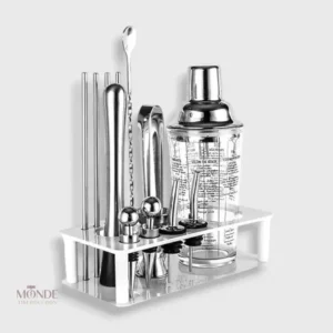 Kit Cocktail Shaker Transparent pour préparer vos boissons