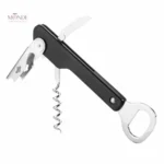 Accessoire de bar noir pour ouvrir les bouteilles de limonade facilement