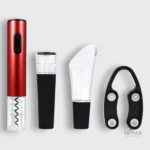 Tire-bouchon Électrique Rouge pour ouvrir vos bouteilles facilement