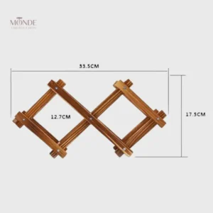 Porte-bouteille en bois, design compact pour les amateurs de vin