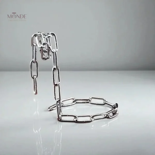 Support à bouteilles design en métal pour rangement élégant