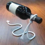 Porte-bouteille en corde, idéal pour les amateurs de vin