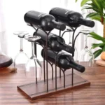 Support à vin pratique pour soirées conviviales