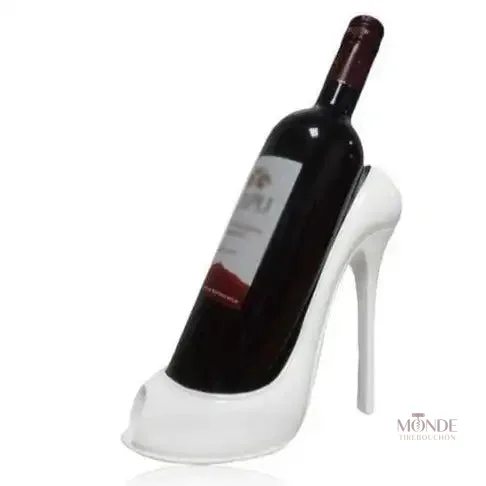 porte-bouteille-de-vin-talon-blanc-1 Porte-bouteille de vin Talon Blanc élégant et moderne