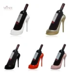 Support à vin design Talon noir, ajout raffiné à votre intérieur