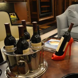 Porte-bouteille design pour amateurs de vin et d'esthétique unique