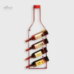 Porte-bouteille design mural pour bouteilles de vin