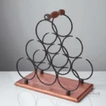 Support à vin pratique pour un rangement organisé