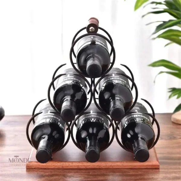 Rangement esthétique pour bouteilles de vin à la maison