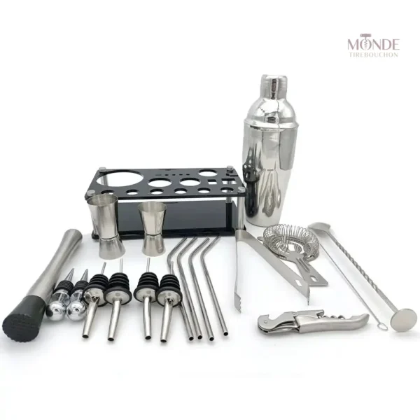 Kit cocktail élégant avec accessoires pour mixer des cocktails sophistiqués