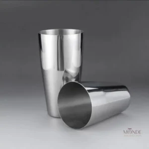 Shaker cocktail en acier inoxydable, design Boston classique