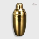 Shaker classique doré pour cocktails élégants