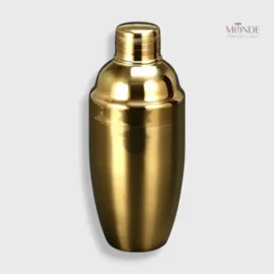 Shaker classique doré pour cocktails élégants