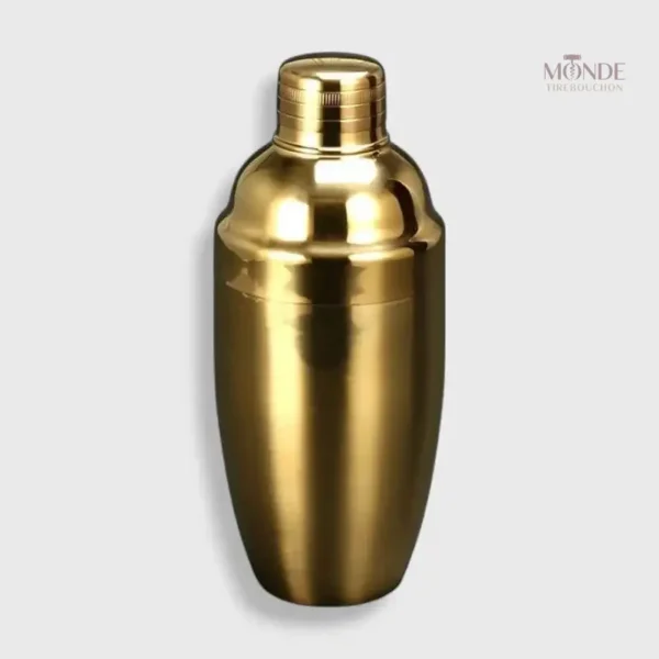 shaker-cocktail-classique-dore-1 Shaker classique doré pour cocktails élégants