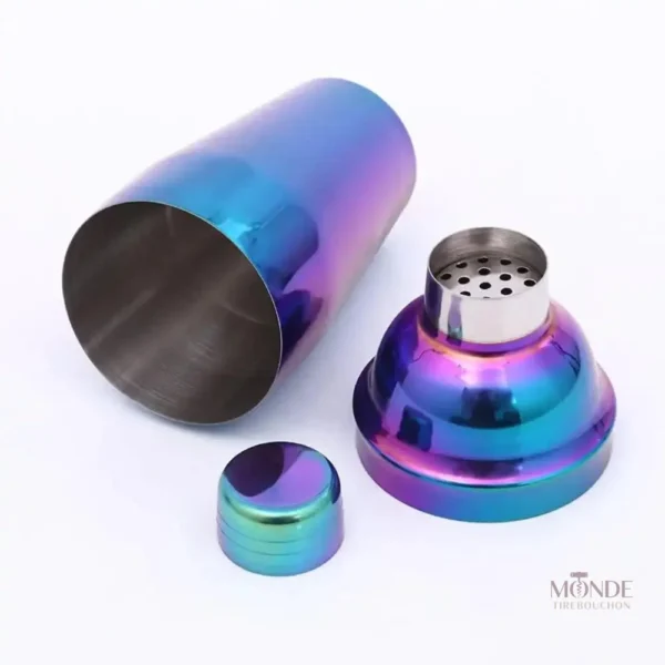 Shaker élégant pour cocktails avec un design coloré et intemporel
