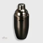 Shaker cocktail noir classique pour mélange de boissons