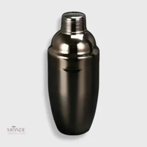 Shaker cocktail noir classique pour mélange de boissons