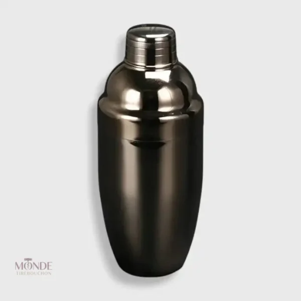 shaker-cocktail-classique-noir-1 Shaker cocktail noir classique pour mélange de boissons