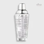 Shaker cocktail en verre élégant pour préparer des boissons