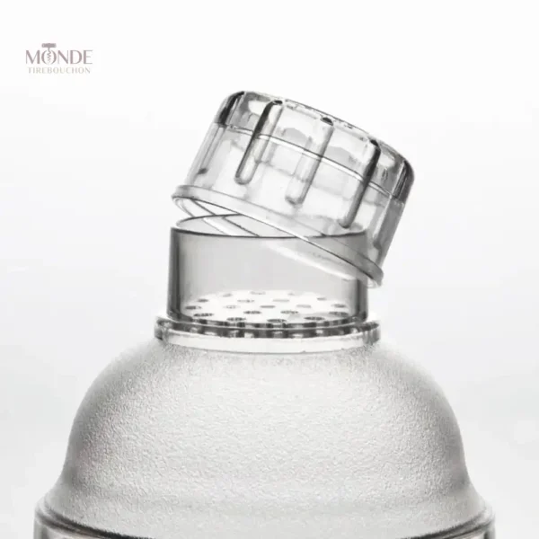 Outil idéal pour mixologie, shaker à cocktail avec indications claires