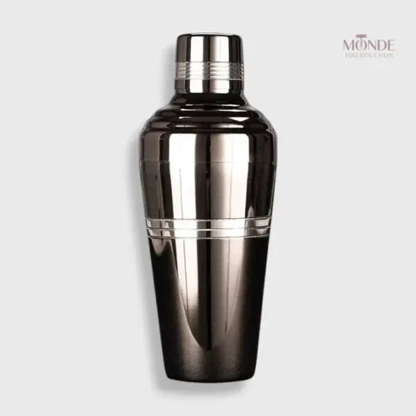 Shaker cocktail professionnel noir