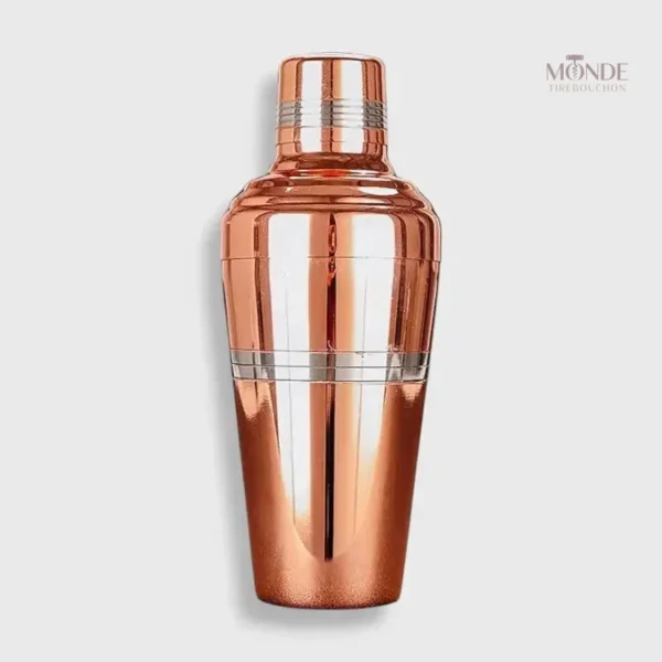Shaker Cocktail Professionnel couleur rose pour mixologie