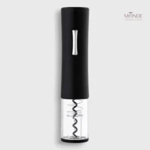 Tire-bouchon électrique noir mate pour ouvrir facilement les bouteilles