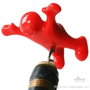 Tire-bouchon design original homme, pratique et coloré pour le vin
