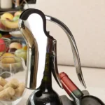 Outil de vin professionnel, tire-bouchon chromé