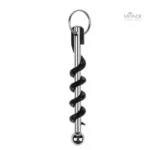 Accessoire de poche : tire-bouchon porte-clé pliant en métal