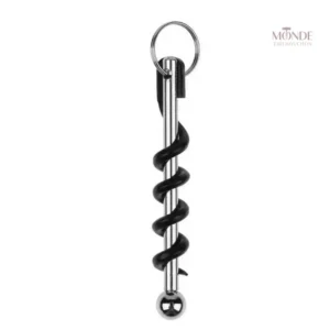 Accessoire de poche : tire-bouchon porte-clé pliant en métal