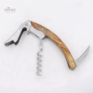 Accessoire de sommellerie, tire-bouchon arrondi, idéal pour vins