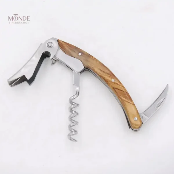 Accessoire de sommellerie, tire-bouchon arrondi, idéal pour vins