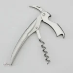 Tire-bouchon sommelier en finition platine moderne