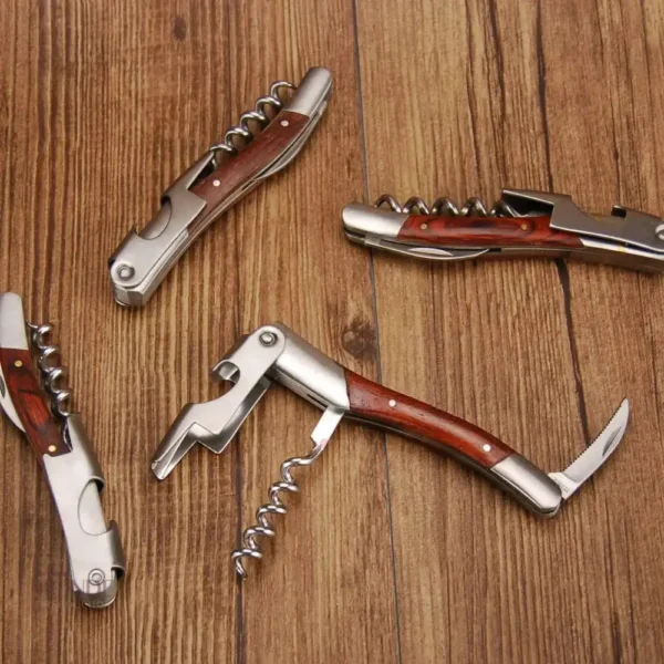 Tire-bouchon premium au design raffiné en bois